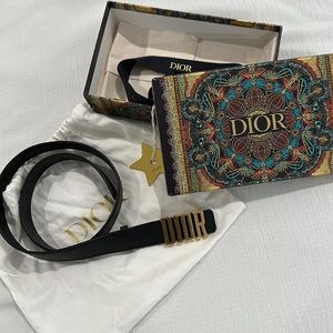 Dior D-fence belt (75)
